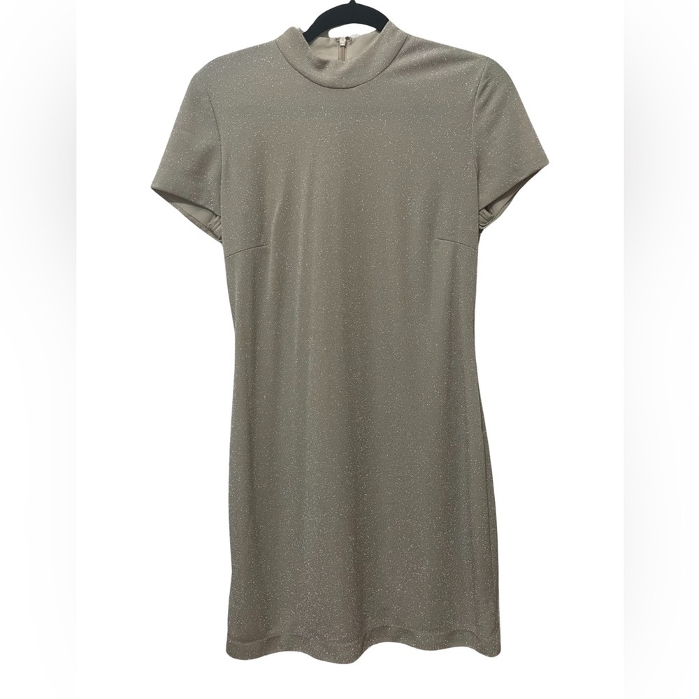 Vintage Warren Petites Silver Dress